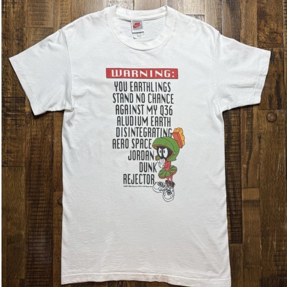 Nike Looney Tunes Space Jam Michael Jordan Vintage 90s T Shirt Mens M USA